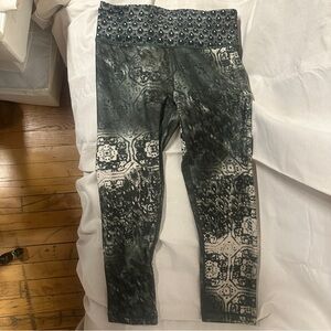 Nanette Lepore Dark Green Patterned Leggings